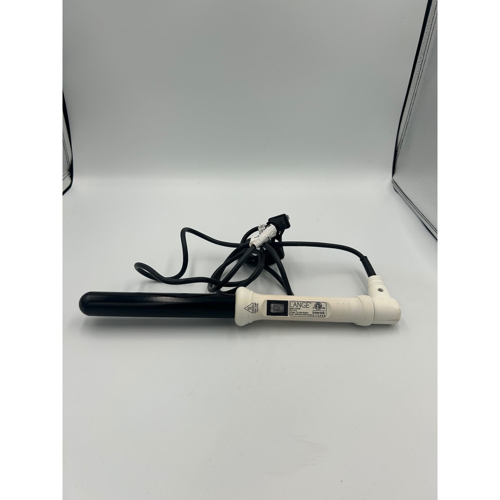 L'ANGE Ondule Curling Wand HT015B White Black Ceramic Hair Styling Tool SKU 2012